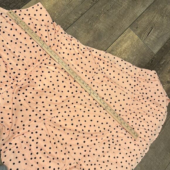 NWT Maurices Pink Polka Dot Halter Midi Dress Size 2X - Picture 7 of 9